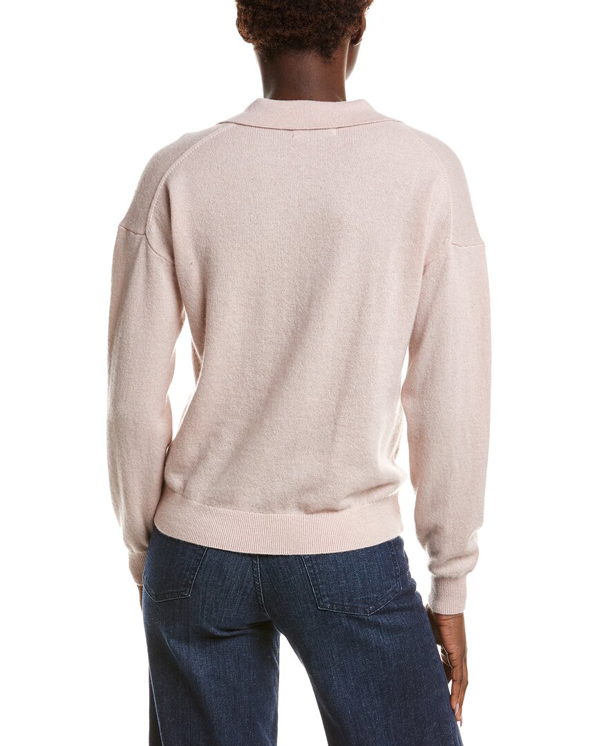 NAADAM Naadam Cashmere V-Neck Polo Sweater