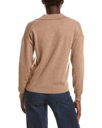 NAADAM Naadam Cashmere V-Neck Polo Sweater