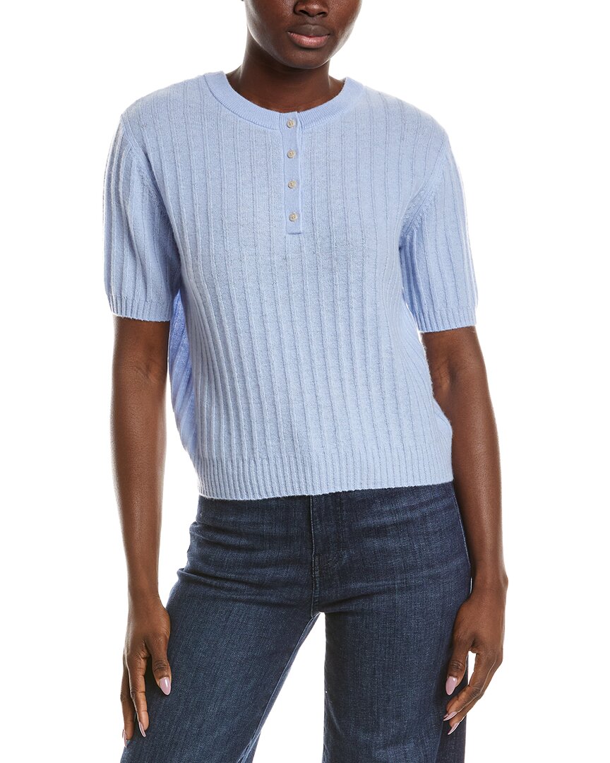 NAADAM Naadam Coastal Cashmere Reversible Henley Sweater