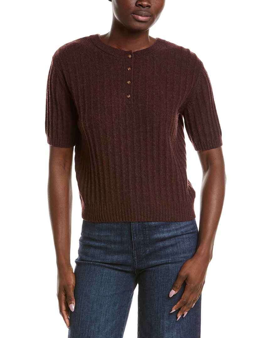 NAADAM Naadam Coastal Cashmere Reversible Henley Sweater