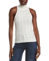 NAADAM Naadam Coastal Cashmere Turtleneck Tank Top