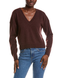 NAADAM Naadam Cashmere Cropped V-Neck Pullover
