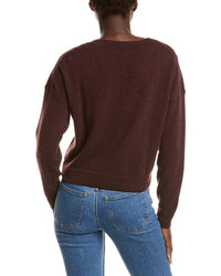 NAADAM Naadam Cashmere Cropped V-Neck Pullover