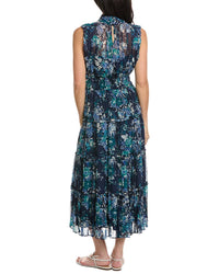 Derek Lam 10 Crosby Junia Floral Tapestry Print Maxi Dress