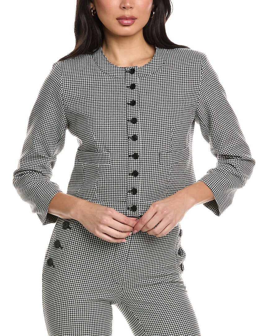 Derek Lam 10 Crosby Piera Ruched Sleeve Jacket