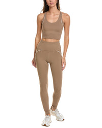 MARION Marion 2Pc 26In Racerback Sports Bra & High Waist Legging Set