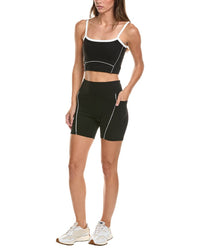MARION Marion 2Pc 5In Athleisure Wear Crop Set