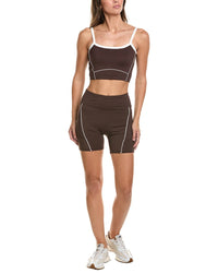 MARION Marion 2Pc 5In Athleisure Wear Crop Set