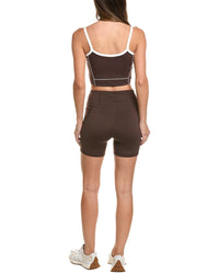 MARION Marion 2Pc 5In Athleisure Wear Crop Set