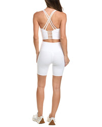 MARION Marion 2Pc 7In Double Strap Biker Short Set