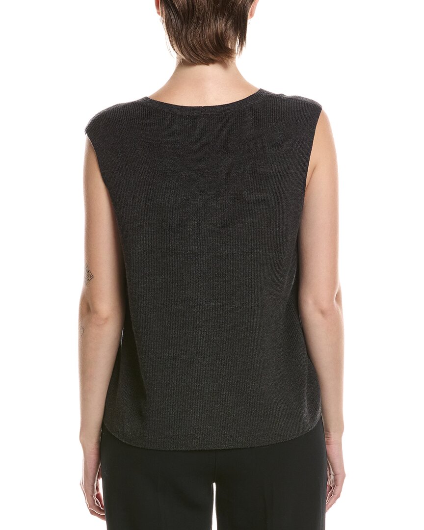 EILEEN FISHER Eileen Fisher Wool V-Neck Vest