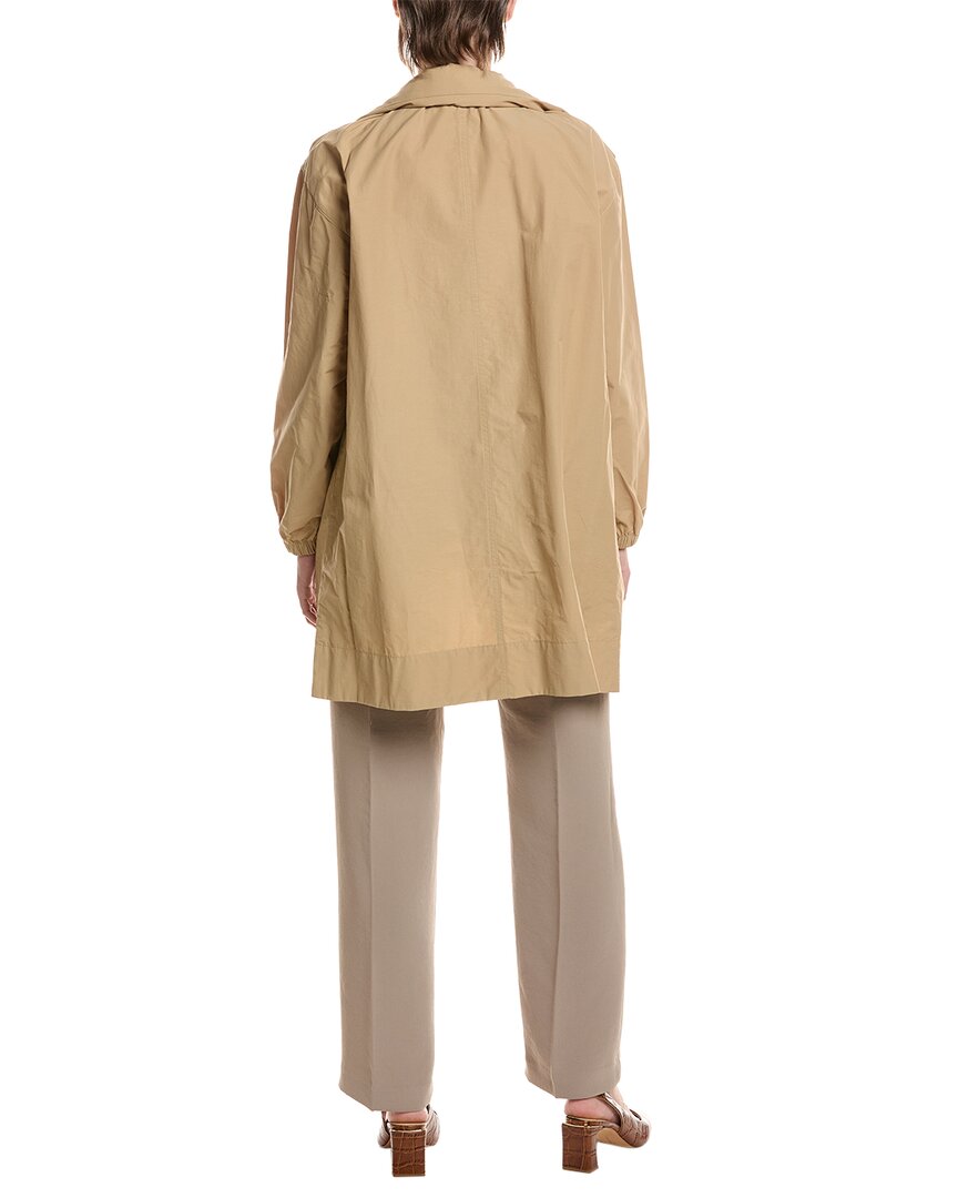 EILEEN FISHER Eileen Fisher Stand Collar Long Coat