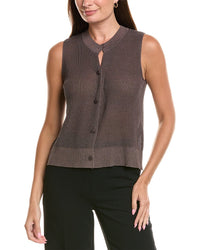 EILEEN FISHER Eileen Fisher Silk-Blend Vest