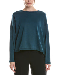 EILEEN FISHER Eileen Fisher Cropped Boxy Top