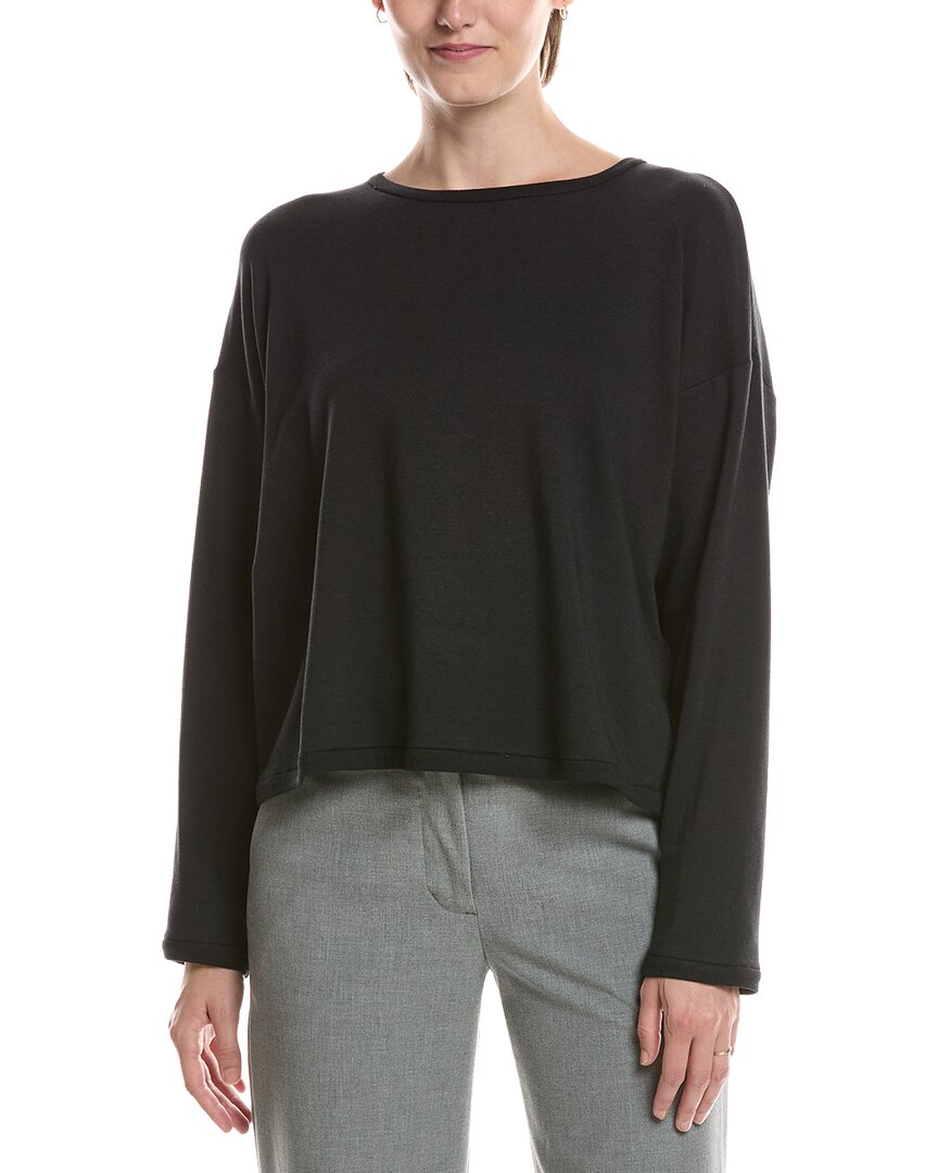 EILEEN FISHER Eileen Fisher Cropped Boxy Top