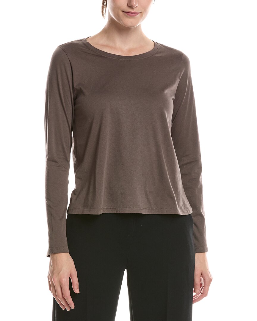 EILEEN FISHER Eileen Fisher Petite Round Neck T-Shirt