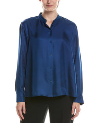 EILEEN FISHER Eileen Fisher Silk Twill Top