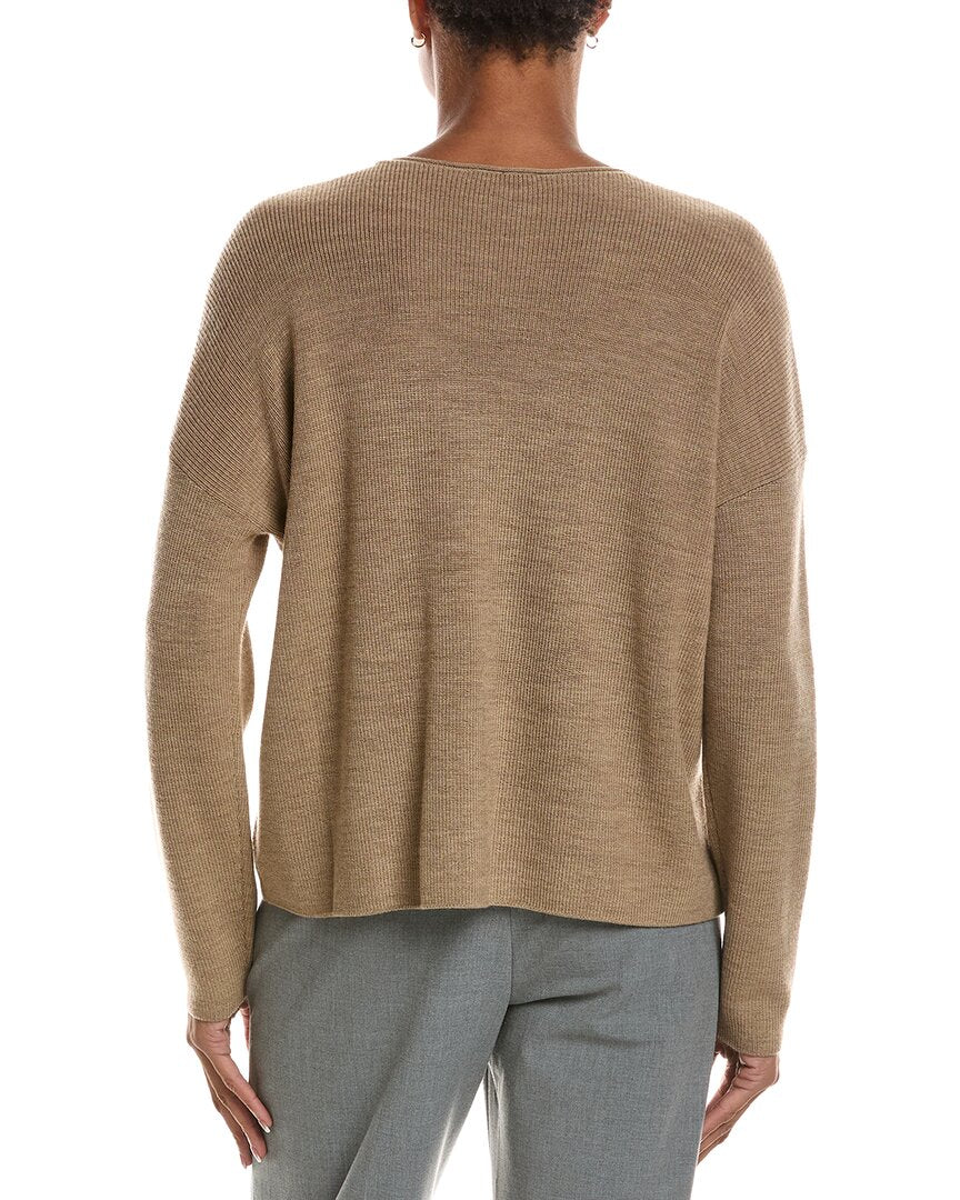 EILEEN FISHER Eileen Fisher Crew Wool Sweater