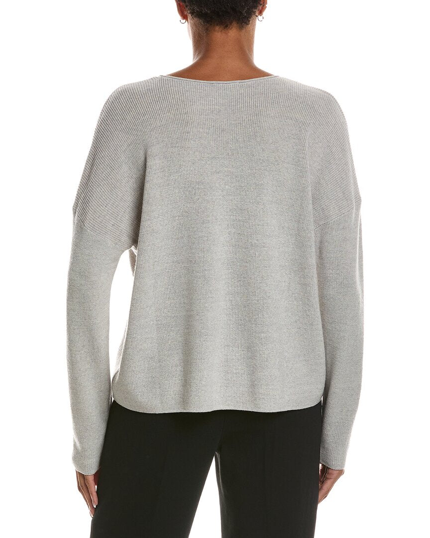 EILEEN FISHER Eileen Fisher Crew Wool Sweater