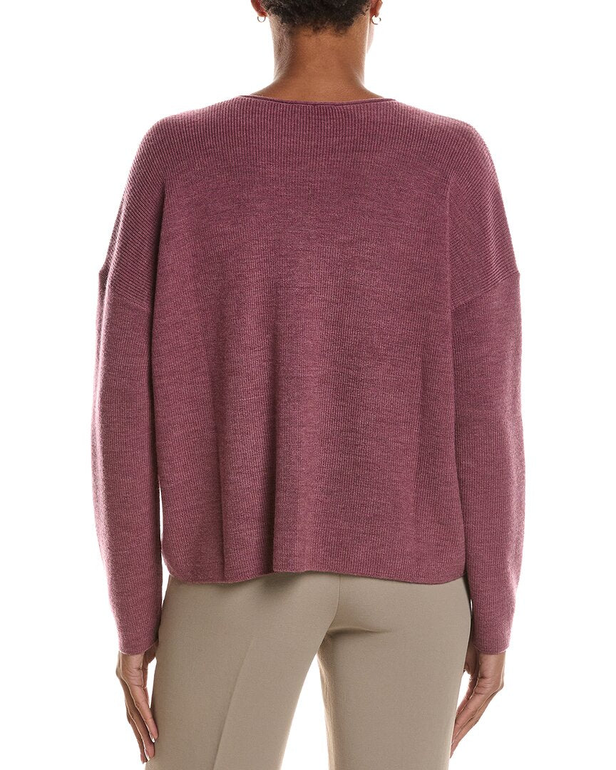 EILEEN FISHER Eileen Fisher Crew Wool Sweater