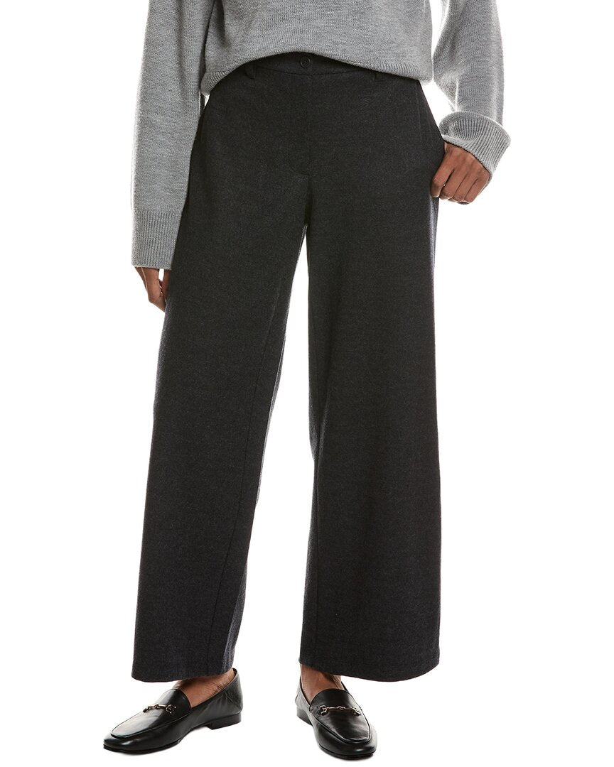 EILEEN FISHER Eileen Fisher Wide Wool Trouser
