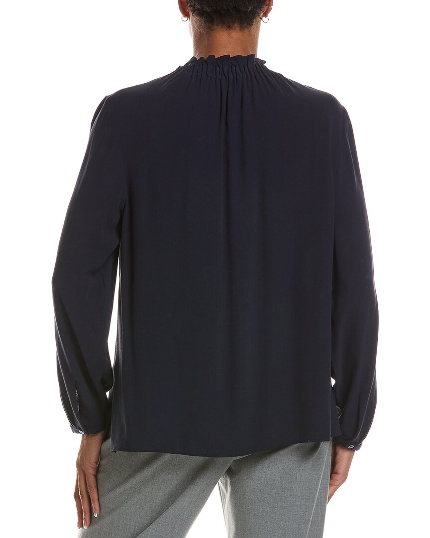 EILEEN FISHER Eileen Fisher Gathered Silk Top