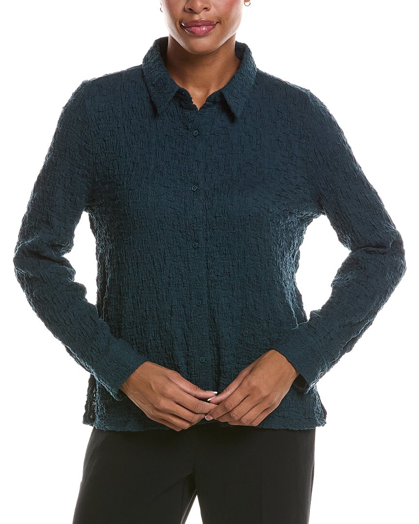 EILEEN FISHER Eileen Fisher Petite Classic Collar Shirt