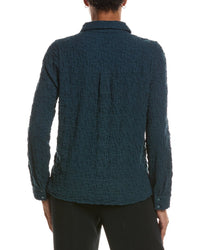 EILEEN FISHER Eileen Fisher Petite Classic Collar Shirt