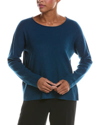 EILEEN FISHER Eileen Fisher Jewel Neck Sweater