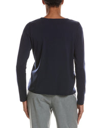 EILEEN FISHER Eileen Fisher V-Neck Button Top