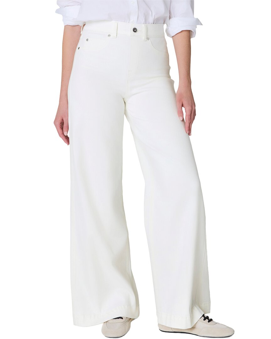 Spanx® Spanx Pull-On Wide Leg Jean Chalk