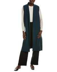 EILEEN FISHER Eileen Fisher Shawl Wool Vest