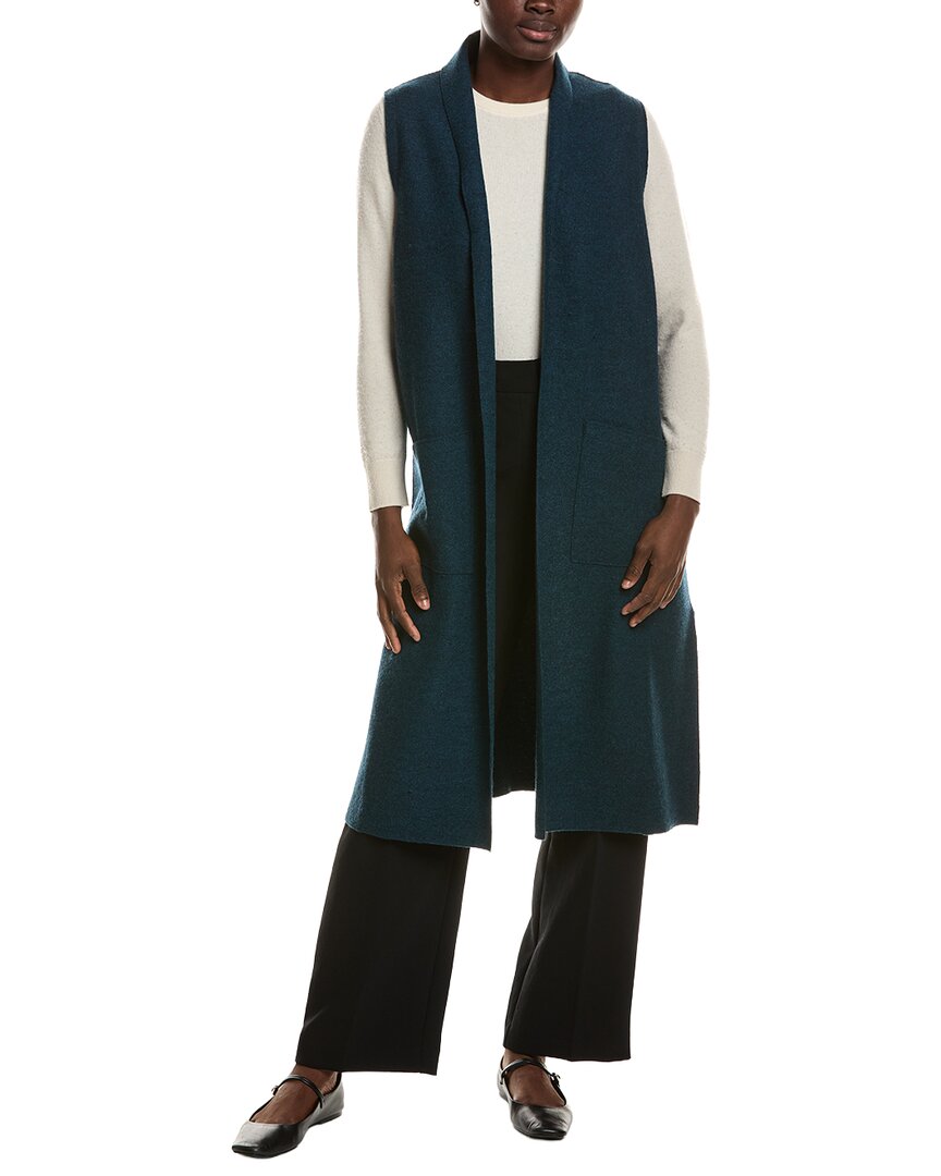 EILEEN FISHER Eileen Fisher Shawl Wool Vest