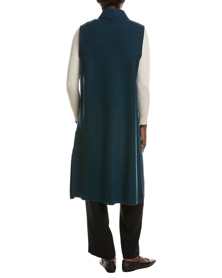 EILEEN FISHER Eileen Fisher Shawl Wool Vest