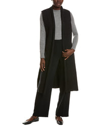 EILEEN FISHER Eileen Fisher Shawl Wool Vest