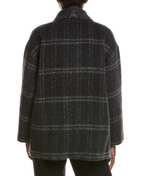 EILEEN FISHER Eileen Fisher Alpaca & Wool-Blend Shawl Collar Coat