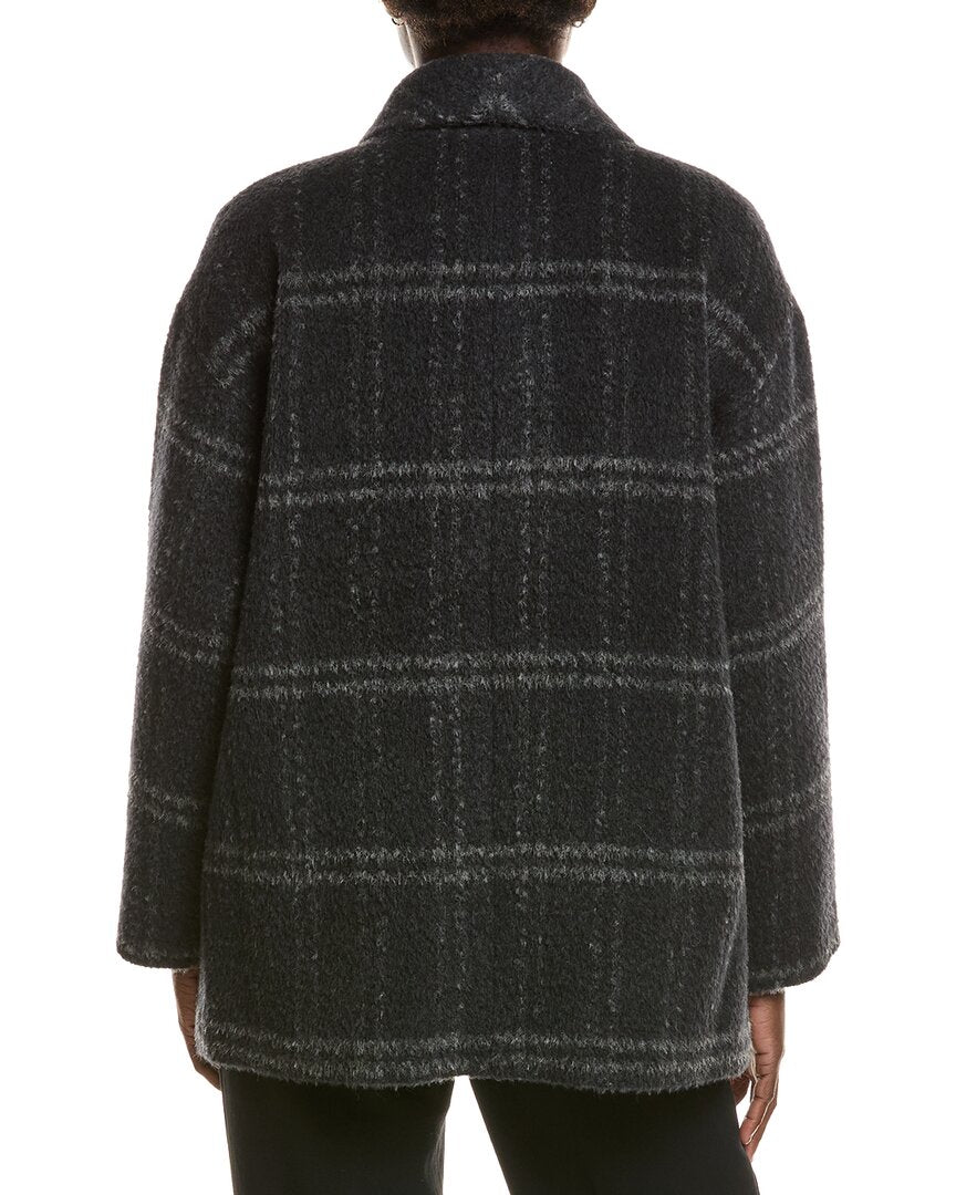 EILEEN FISHER Eileen Fisher Alpaca & Wool-Blend Shawl Collar Coat