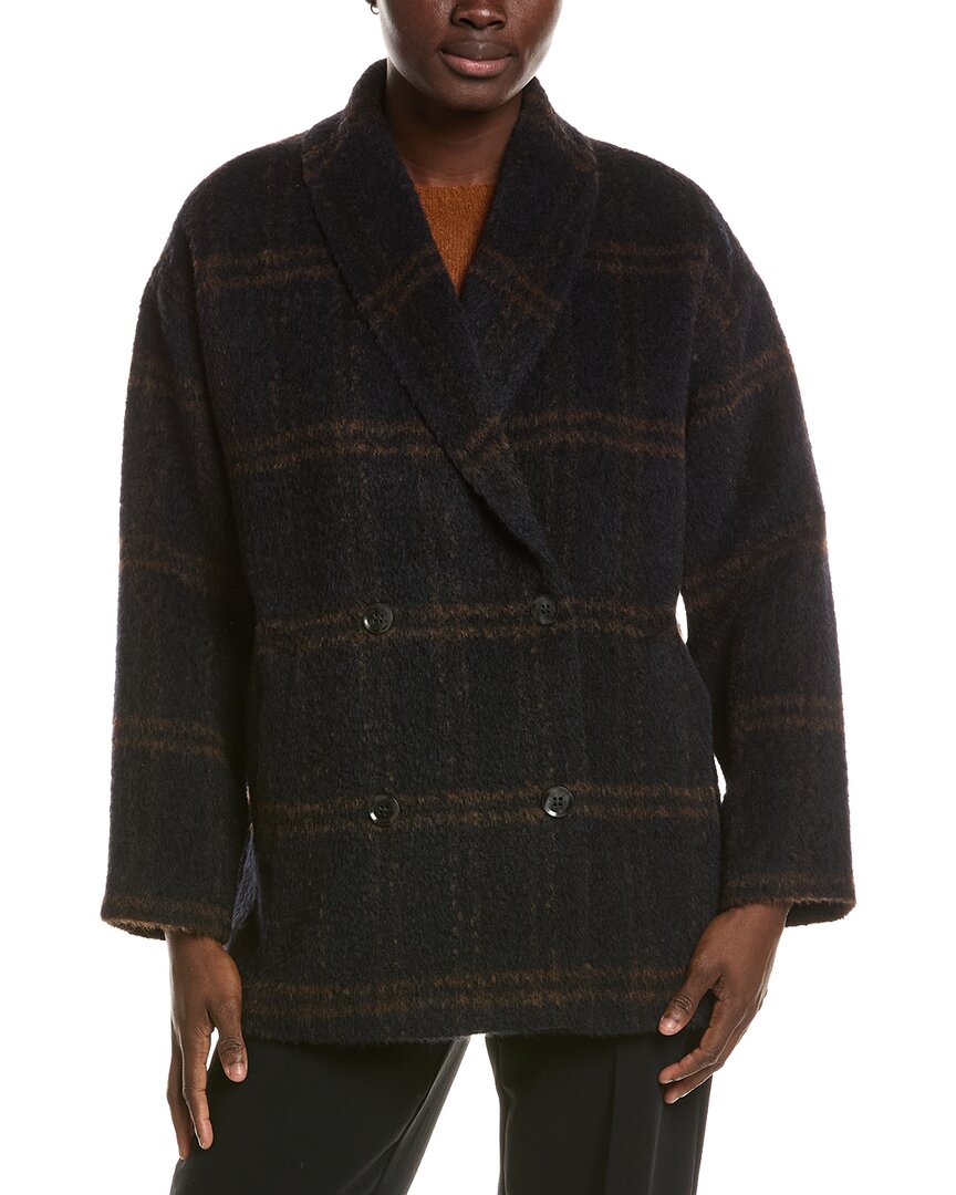 EILEEN FISHER Eileen Fisher Alpaca & Wool-Blend Shawl Collar Coat