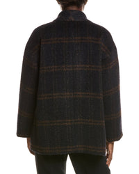 EILEEN FISHER Eileen Fisher Alpaca & Wool-Blend Shawl Collar Coat