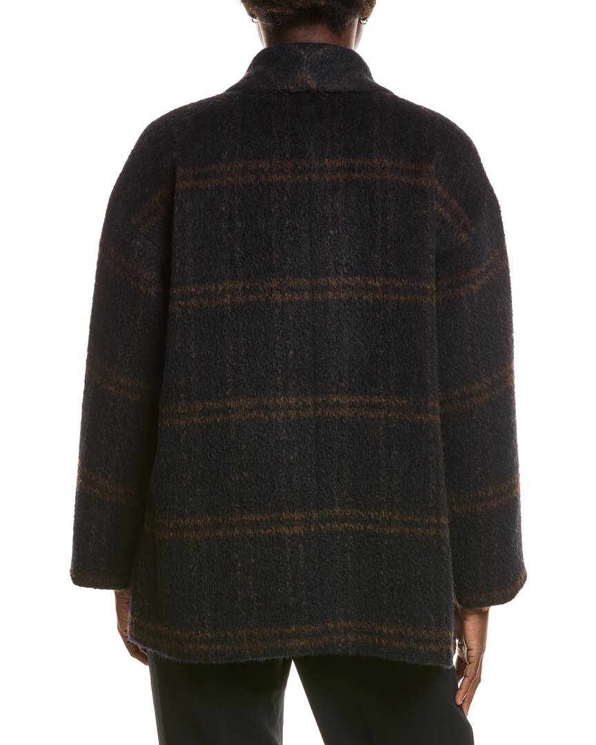 EILEEN FISHER Eileen Fisher Alpaca & Wool-Blend Shawl Collar Coat