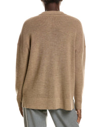 EILEEN FISHER Eileen Fisher Classic Henley Wool Sweater