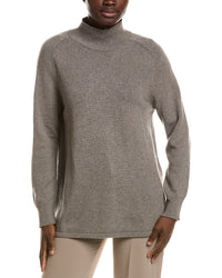 EILEEN FISHER Eileen Fisher Turtle Neck Cashmere-Blend Tunic