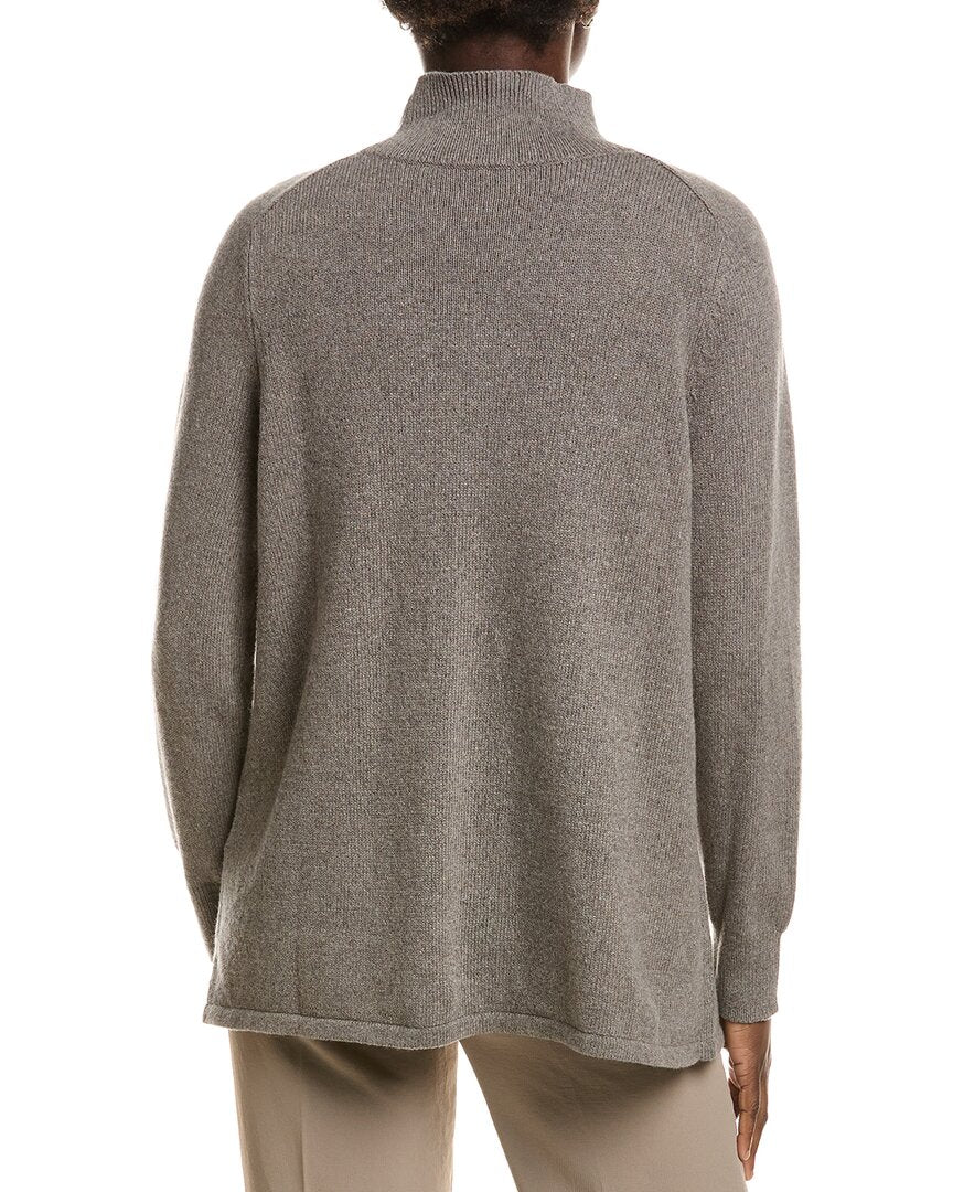 EILEEN FISHER Eileen Fisher Turtle Neck Cashmere-Blend Tunic