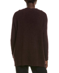 EILEEN FISHER Eileen Fisher Button Knit Cashmere-Blend Cardigan