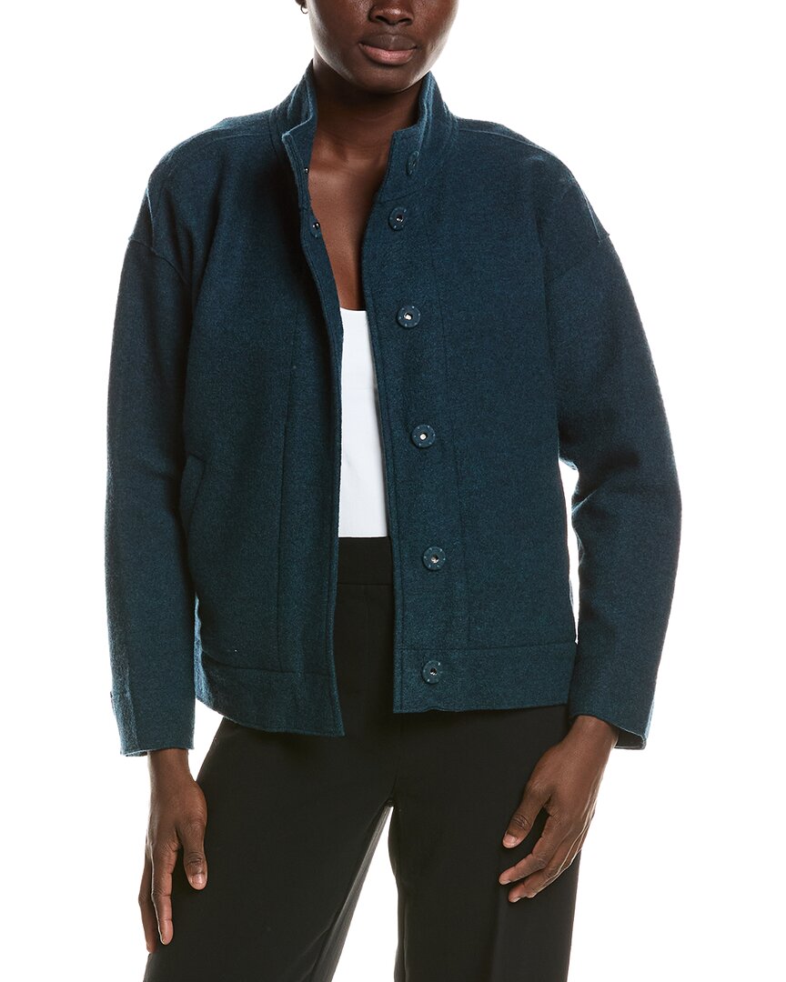 EILEEN FISHER Eileen Fisher Knit Wool Jacket