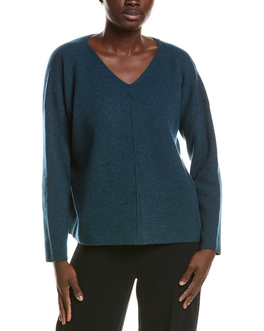 EILEEN FISHER Eileen Fisher V-Neck 100% Cashmere Sweater