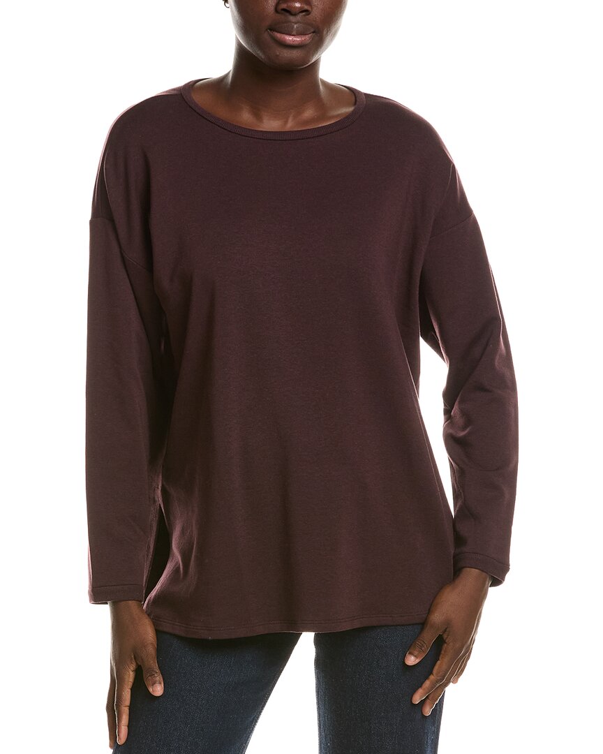 EILEEN FISHER Eileen Fisher Round Neck Long Box Top