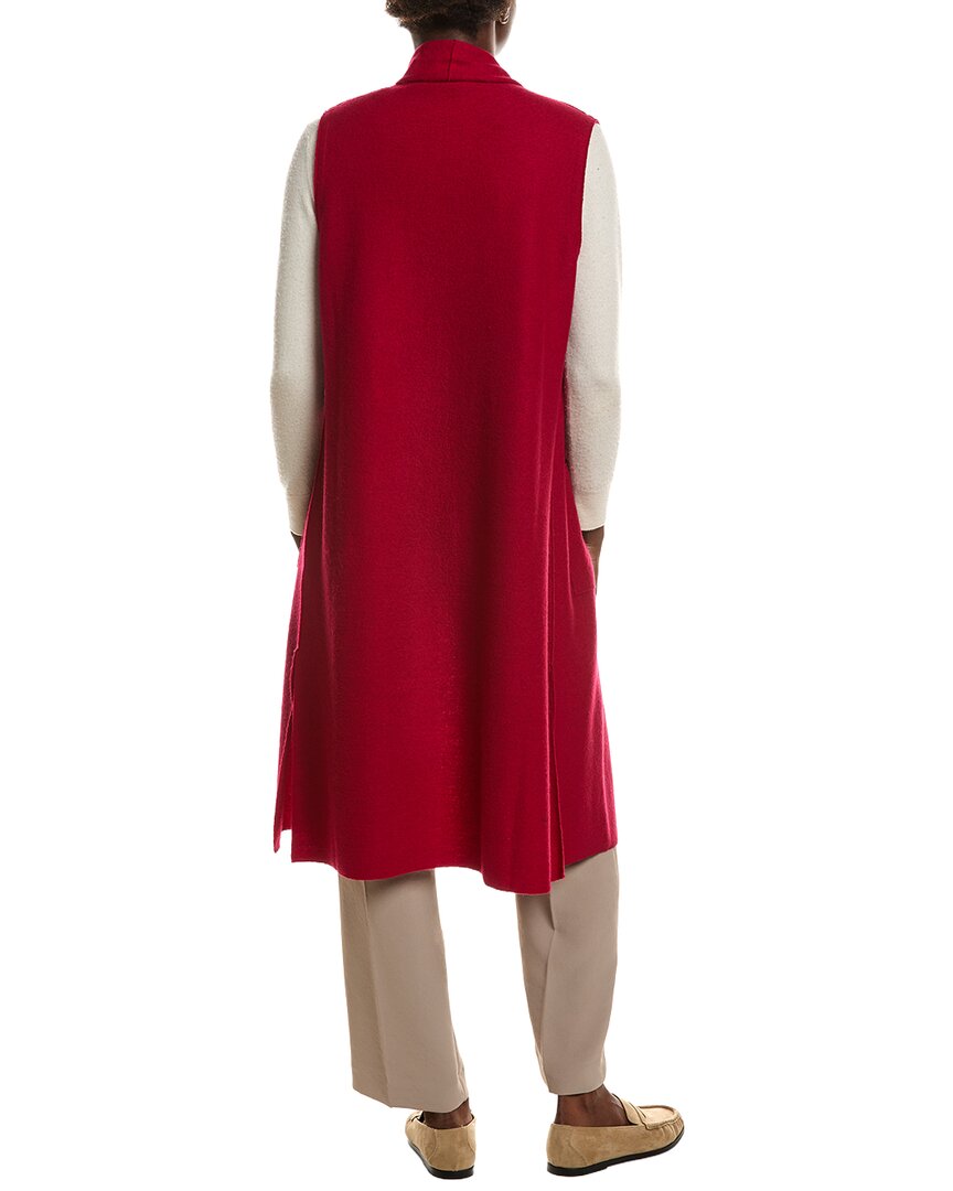 EILEEN FISHER Eileen Fisher Shawl Wool Vest