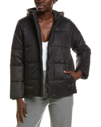 EILEEN FISHER Eileen Fisher Petite Hooded Puffer Coat