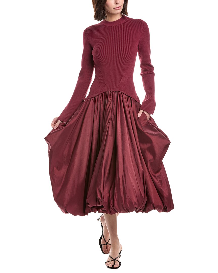 Simkhai Kenlie Mock Neck Midi Dress
